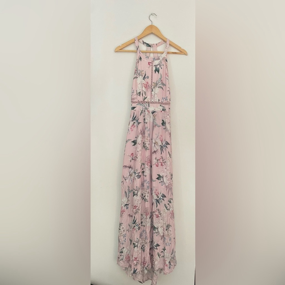 Ever New Light Pink Floral Backless Dress - Picture 6 of 10